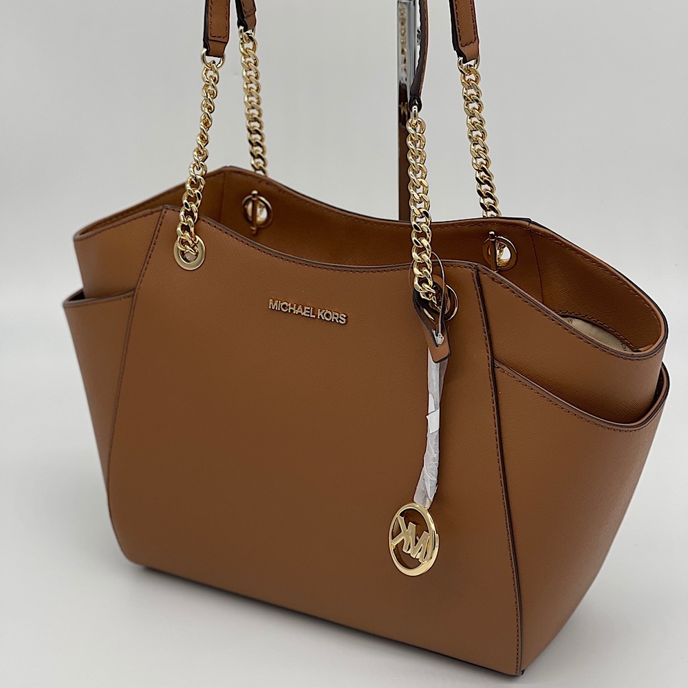 Michael Kors JST LG Chain Shoulder Bag - Picture 2 of 12